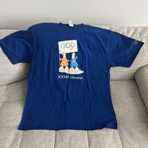 Athens 2004 Olympics Shirt XXVIII Olympiad Mascots Greece Official XXL